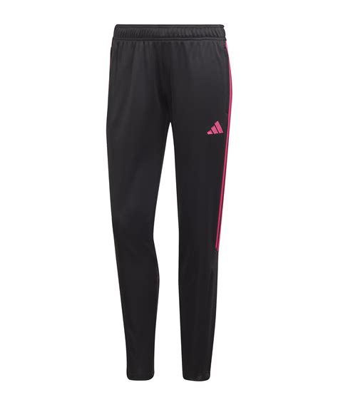 adidas trainingshose damen schwarz pink